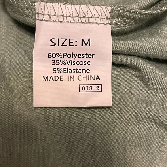 DokoToo, Women's Olive Green Top - Picture 10 of 12